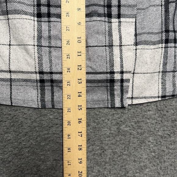 Foray Golf Skirt Skort Women's Large Gray Plaid Nylon Under Shorts Stretch - Picture 7 of 7